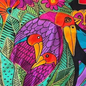 Laurel Burch Leopard scarf